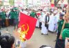 Ilustrasi Ormas Membakar Bendera PKI (Foto Istimewa)